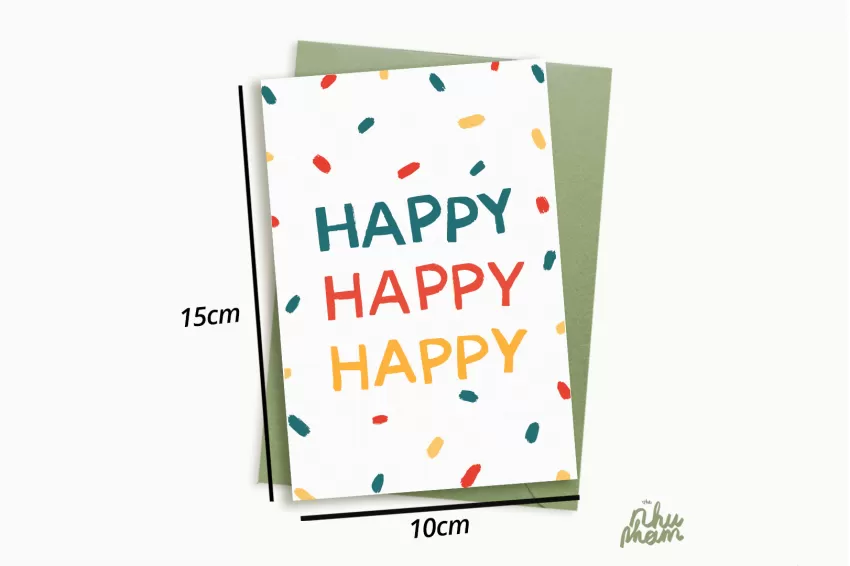 Happy Greeting Card