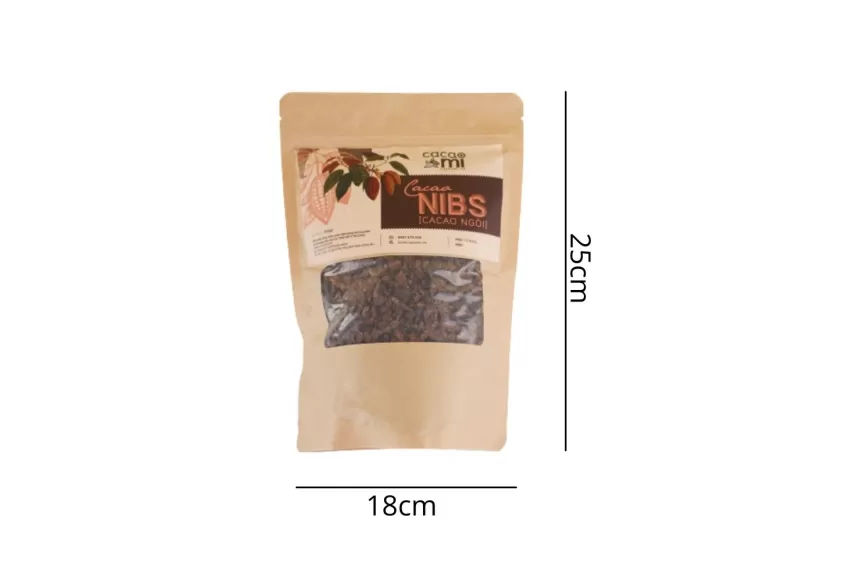 Cacao Ngòi, Dành Cho Người Ăn Chay, Thực Phẩm Bổ Dưỡng, Dùng Cho Người Bệnh Tim, Ca Cao Lên Men 100%, Cacao Ngòi Hữu Cơ