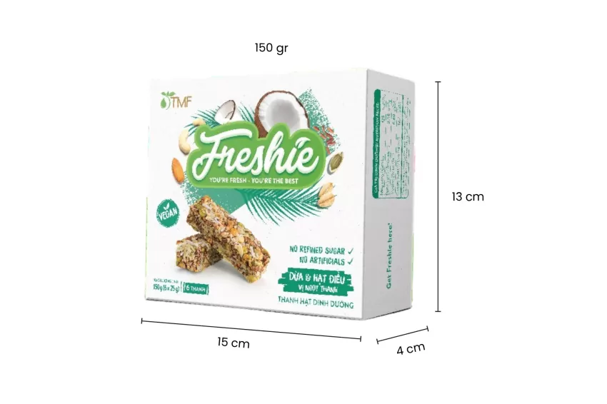 Coconut & Cashew Granola Bar, Macrobiotic Diet, Nutritious Snack, Nut Bar, Non-Fried Cake, Snacking Food