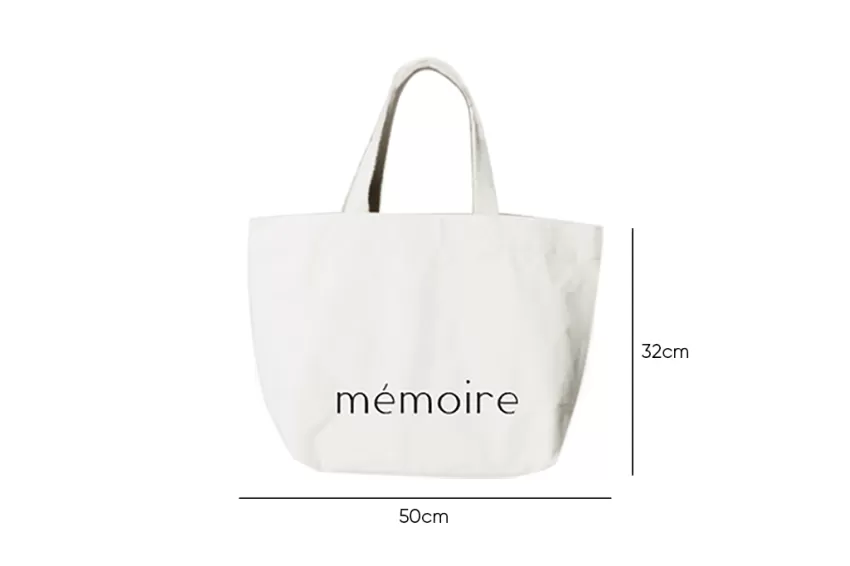 Memoire White Tote Bag