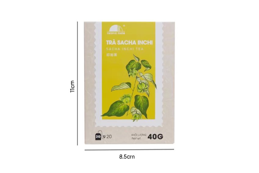 Trà Sacha Inchi, Trà Thảo Mộc, Trà Túi Lọc, Tốt Cho Tim Mạch, Giảm Đường Huyết, Thảo Dược Thiên Nhiên, Quà Tặng Sức Khoẻ