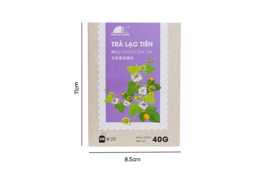 Trà Lạc Tiên, Trà Hoa, Trà Thảo Dược, Thư Giãn, Trà Ngủ Ngon, Tốt Cho Sức Khỏe, Thành Phần Tự Nhiên, Không Chất Bảo Quản