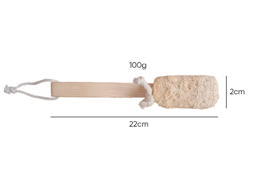 Loofah Heel Brush, Exfoliating Brush, Convenient Bathing Tool, Gentle Exfoliating Product, Soften Skin