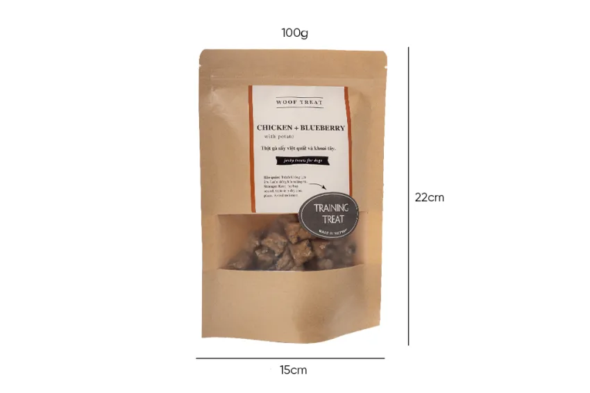 Dried Chicken With Blueberry, Treat For Dog & Cat, Chicken Jerky, Pet Chicken Jerky, Dog And Cat Treat