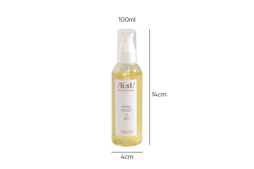 PuriTea Purifying Cleanser & Moisturizer 100ml - Li:st