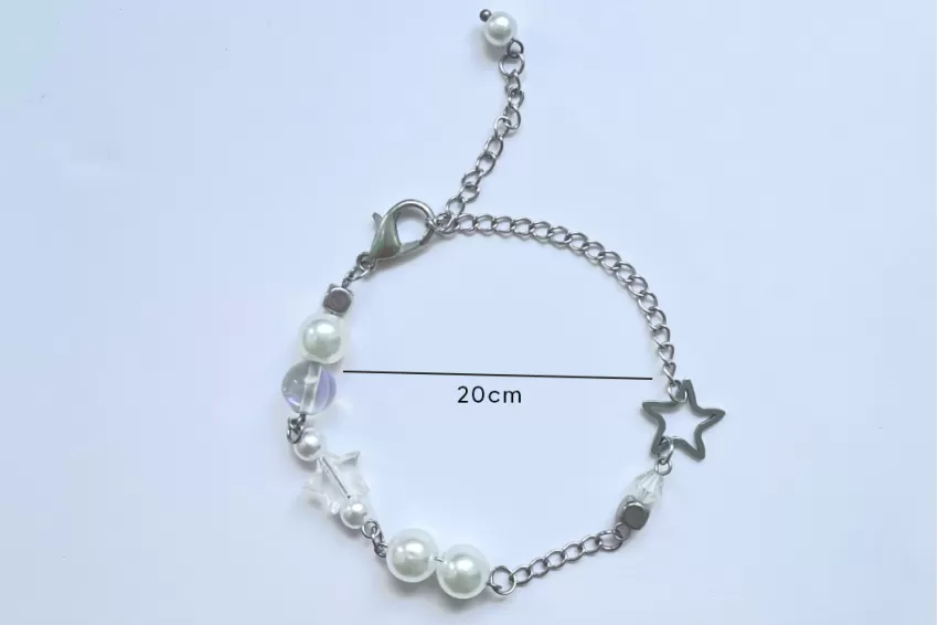 White Necklace Style 04, Milky Way Collection, Sweet And Gentle Design, Elegant Color, Suitable For Any Style