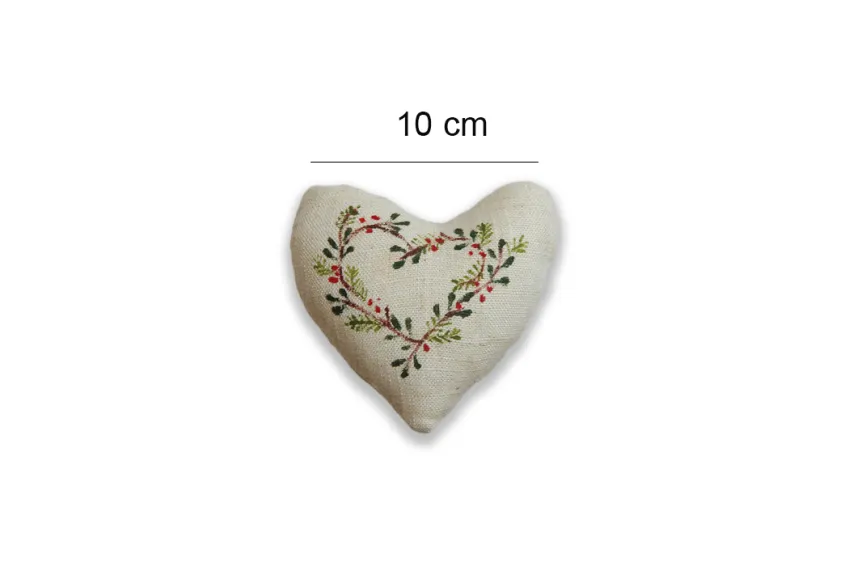 Decorative Painted Fabric Hearts, Handmade Accessories, Fabric Accessories, Decorative Accessories, Ornaments, Unique Gifts