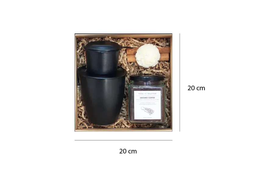 "Coffee Time" Gift Box, Full Of Energy, Robusta Coffee, Coffee-Coated Chocolate, Ceramic Cups, Coffee Filter, Luxury Gift Box, Birthday Gifts, Corporate Gift