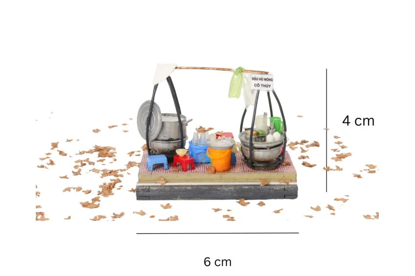 Gánh Tàu Phớ, Nam Châm Hít Tủ Lạnh, BST Xe Đẩy Hàng Rong Việt Nam, Mô Hình Thủ Công, Quà Việt Nam Ấn Tượng, Tinh Tế Từng Chi Tiết, Quà Lưu Niệm Việt, Quà Tặng Doanh Nghiệp