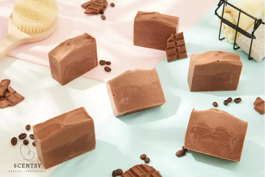 Cocoa - Coffee Handmade Soap, Softens and Smoothens Skin, Completely Natural Ingredients, Non-Irritating, Handcrafted Product