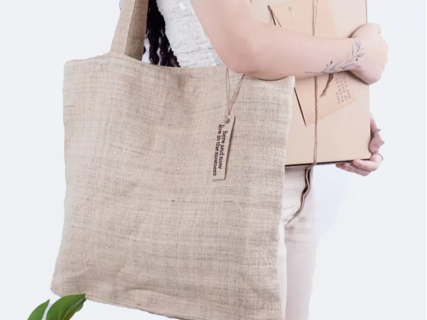 H’Mong Bag, Hemp Fabric Tote Bag