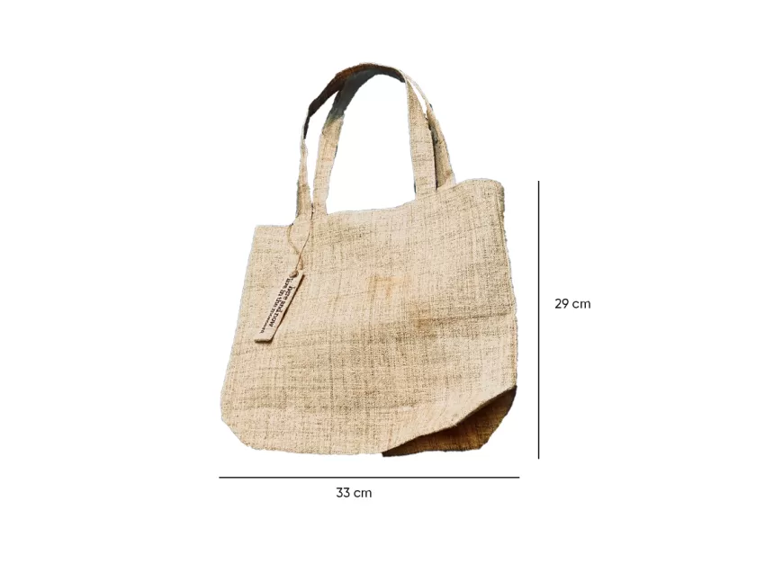 H'Mong Bag S, Hemp Fabric Tote Bag Size S