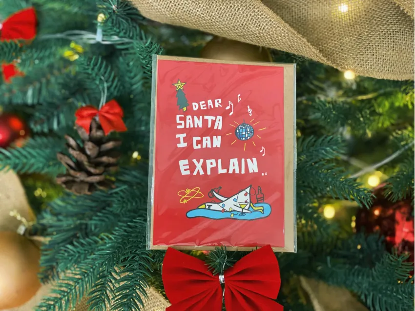 "DRUNK" Christmas Card, Limited Edition, Share Love And Laughter With This One-Of-A-Kind Christmas Card, Exclusive Design, Unique Christmas Gift