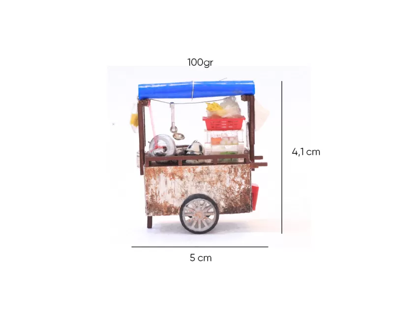 Hu Tieu Noodles Cart Magnet