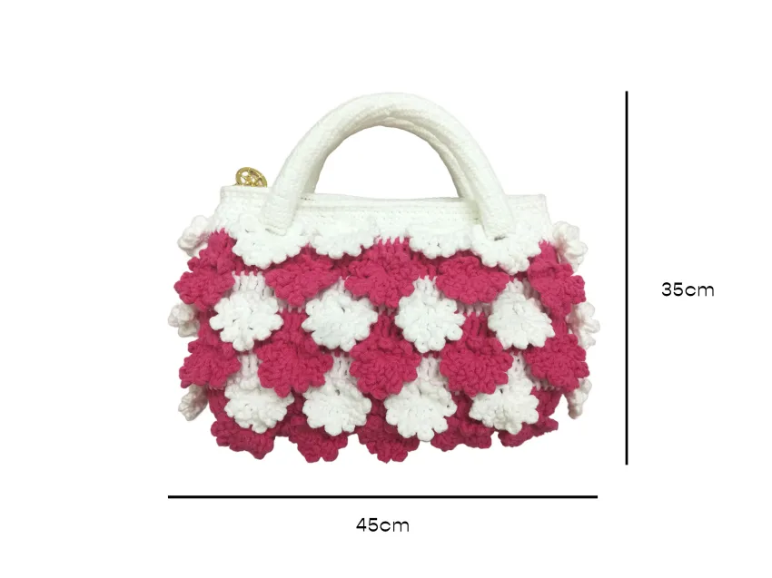 Handmade Phoenix-flower Crochet Bag, Unique Bag, Eco-Friendly & Stylish Bag, Handmade With Love, Handmade Accessories, Gifts For Her, Gifts For Mom