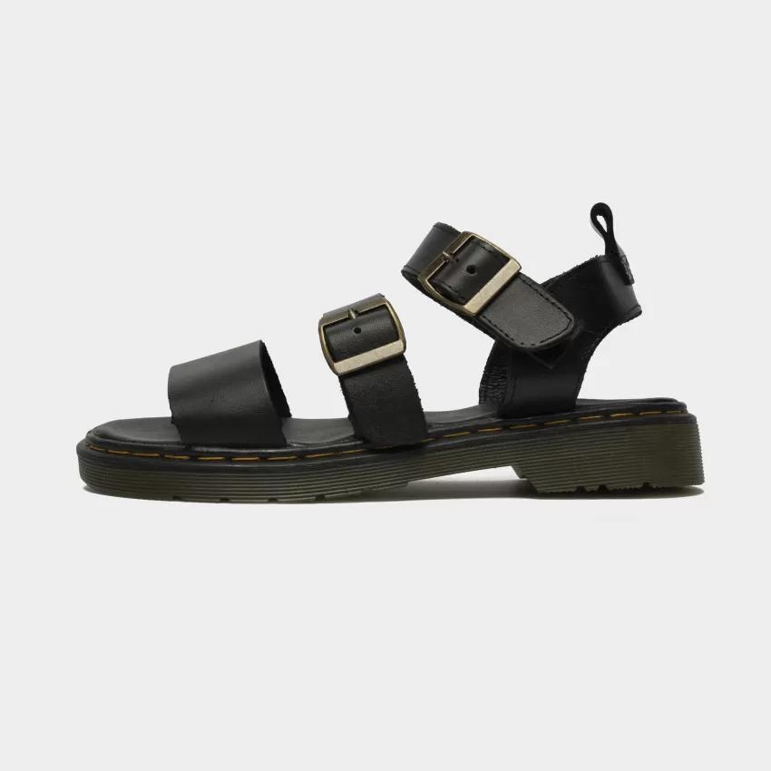 Genuine Leather Double-Strap Sandals