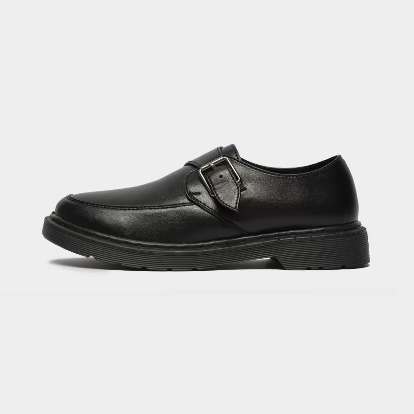 Black Genuine Leather Loafers