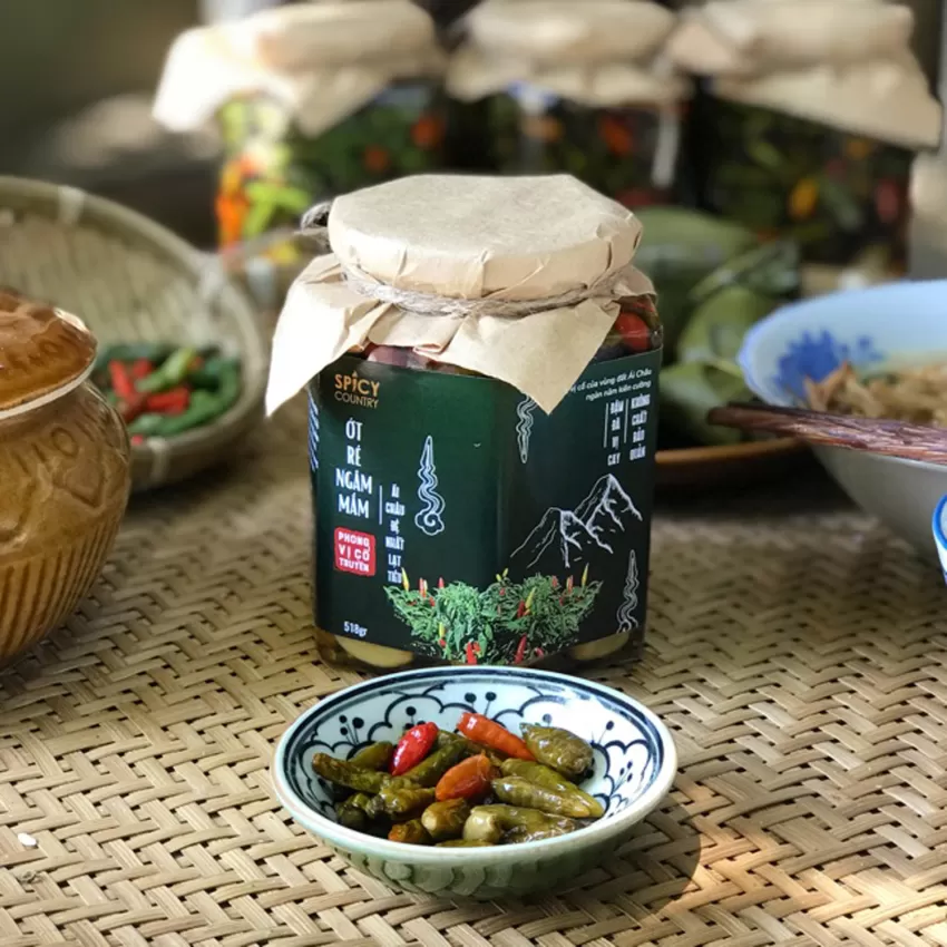 Pickled Chili In Fish Sauce, Vietnamese Cuisine, Northeast Flavor