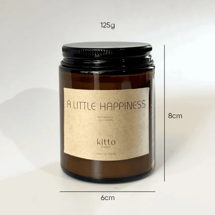 Nến Thơm A Little Happiness Bấc Gỗ - Kitto